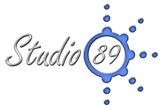 Logo Studio 89, empresa dedicada a la organización de 		eventos