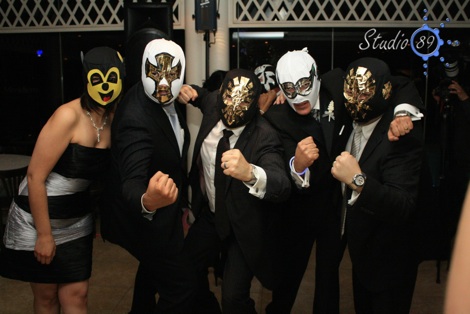 Mascaras de luchador para bodas