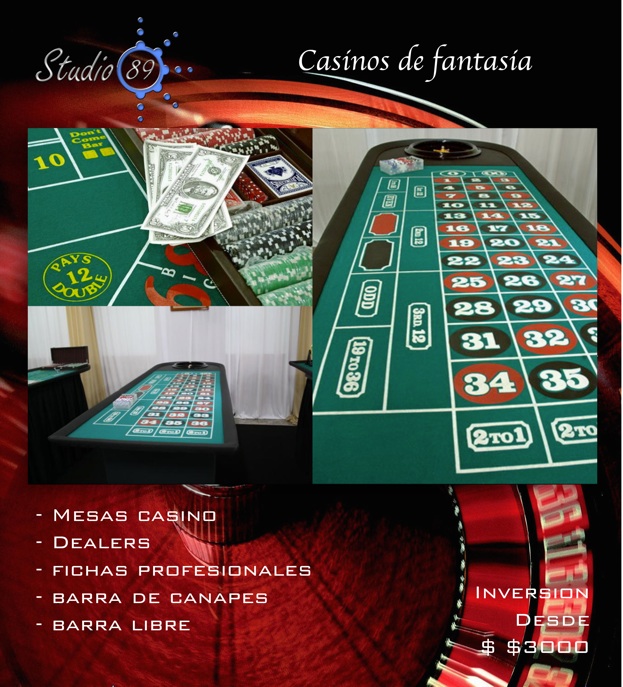 renta de mesas casino df